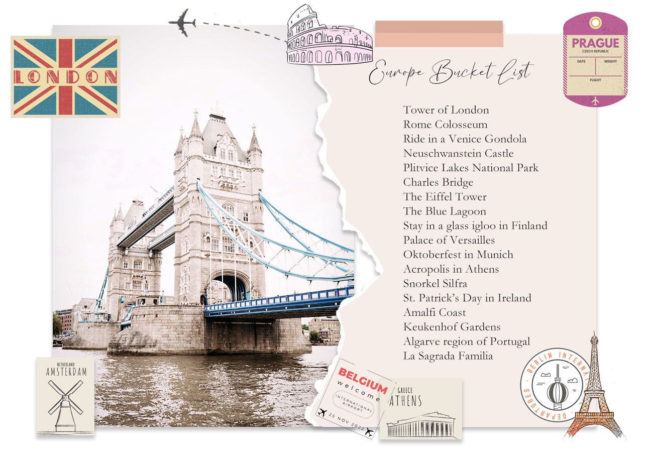 Europe Bucket List - Guide to Europe