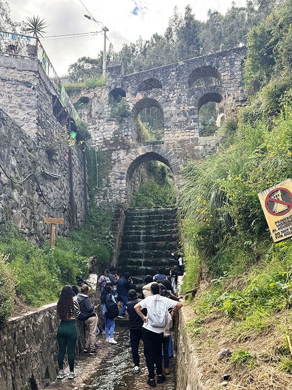 Sapantiana Aqueduct in Cusco Peru