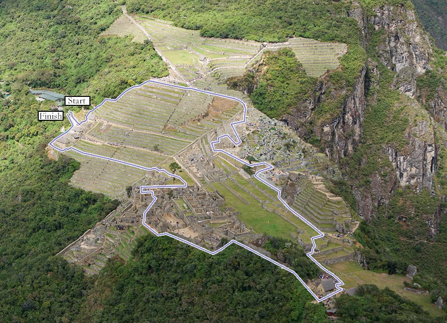 Route 2A of the Machu Picchu Circuits