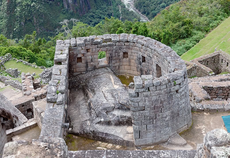 Temple of the Sun at Machu Picchu
