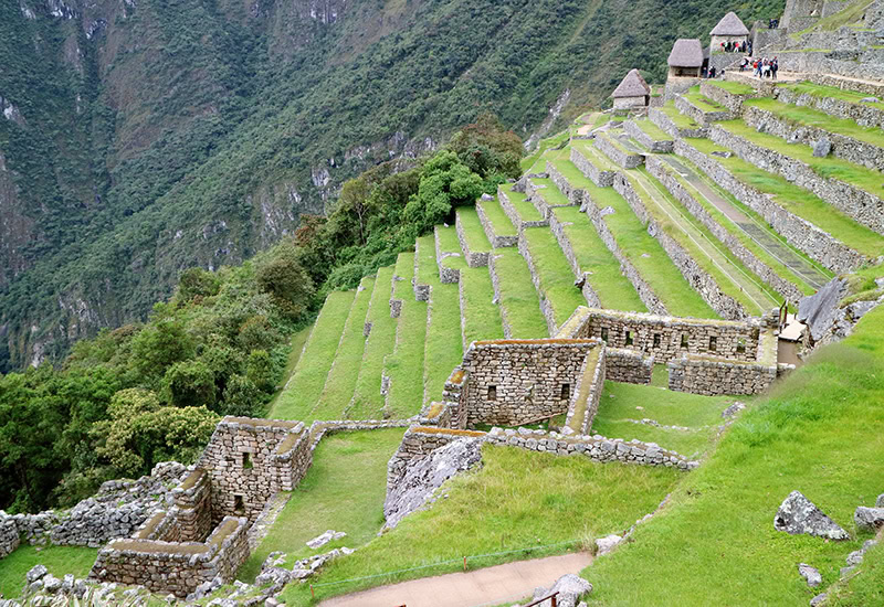 The agricultural zone at Machu Picchu